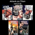 Attack on Titan Vol. (1-5) set Manga Paperback | MH Shop. 
