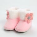 【Exclusive Limited Edition】 1 Pair Keep Warm Foot Cover Plus Thick Plush Wearable First Walkers Children's Cotton Shoes Baby Toddler Shoes Fawn. 