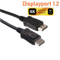 Displayport 2.0 cable 16K 8K Displayport cable 144Hz 240Hz cable Displayport 1.4 DP 2.0 cable G-sync for Gaming monitor PC.