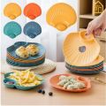 （New）Durable hell hape Deert nack Fruit Plate / PP uhi Dumpling Tray eaoning auce Dih Kitchen Tableware. 