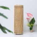 Eco Friendly Bamboo Made Round Shaped Table Lamp Shaded. 