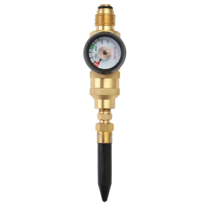 Helium Tank Latex Balloon Inflator Regulator With Gauge For G5/8 Tank Valves