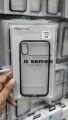 For Apple iPhone XS - Luxury Premium Quality Antibacterial Q Series Clear Glass Case Cover. 