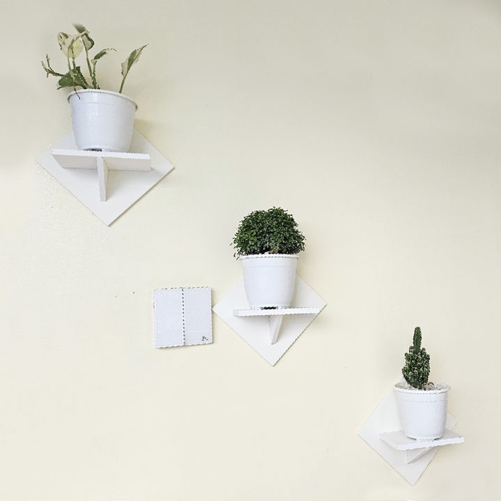 3%20Pcs%20Self-Adhesive%20Wall%20Hanging%20Kite%20Flower%20Stand%20-%20Decorative%20Punch-Free%20Showpiece%20Holder%20for%20Home%20Decor%20-%20Image%207