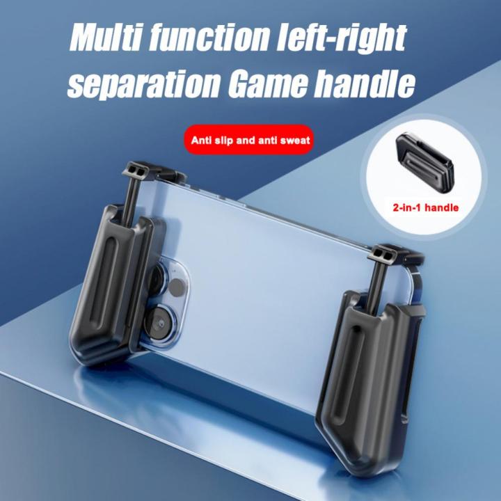 2 In 1 Game Trigger Auxiliary Artifact Phone Game Controller For Iphone Samsung Huawei Z11 Mobile Game Handle Gamepad Joystick