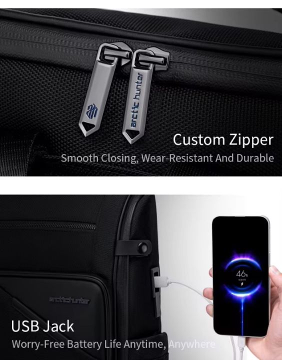 Arctic%20Hunter%20B00675%20Waterproof%20Smart%20Backpack%2015.6%20inch%20Laptop%20Bag%20-%20Image%208