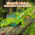 Electronic Pets Lizard Walking Electronic Animal Baby Crawling Friend Interactive Robotic Model Sounds Lights Children Toys LaoXzhongX.