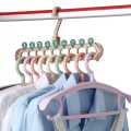 Magic Multi-port Support hangers for Clothes Drying Rack Multi-function Plastic Clothes rack drying hanger Storage Hangers.