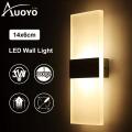 Auoyo 3W/6W LED Wall Light Lamp Light-up Down Cube Indoor Sconce Lighting Light Decoration Lights for Room Bedroom Bathroom Corridor Balcony Stairs. 