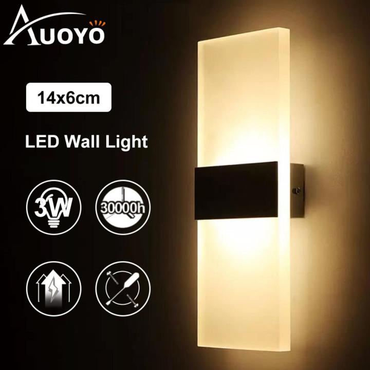 Auoyo%203W/6W%20LED%20Wall%20Light%20Lamp%20Light-up%20Down%20Cube%20Indoor%20Sconce%20Lighting%20Light%20Decoration%20Lights%20for%20Room%20Bedroom%20Bathroom%20Corridor%20Balcony%20Stairs%20-%20Image%202
