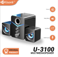 KISONLI U3100 Surround Bass Mini Speaker Stereo Multimedia Computer Portabel. 