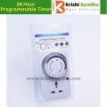 EU plug Mechanical timer switch 24 Hour Programmable Timer Switch Mechanical Timer 220V 16A Universal Socket. 