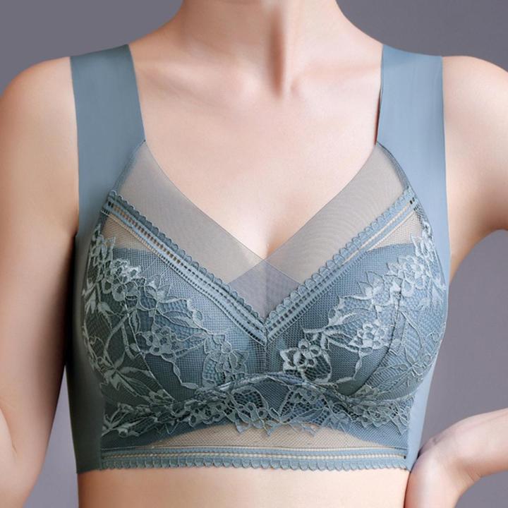 Bras for Women Beautiful Push Up Seamless Wire Free Bras Sport Active Wear Lace Bra Top Underwear Brassiere Bralette Mujer