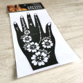 Henna Sticker Mehndi Bridal Tatto Design Waterproof Stencils Reusable 1 Pair = 2 Pieces. 