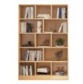 Modern 5-Tier Library Bookshelf, Large Bookcase with Storage Shelves, Open Display Storage Rack Shelves for Living Room/Bedroom/Home/Office/Kitchen,72/36. 