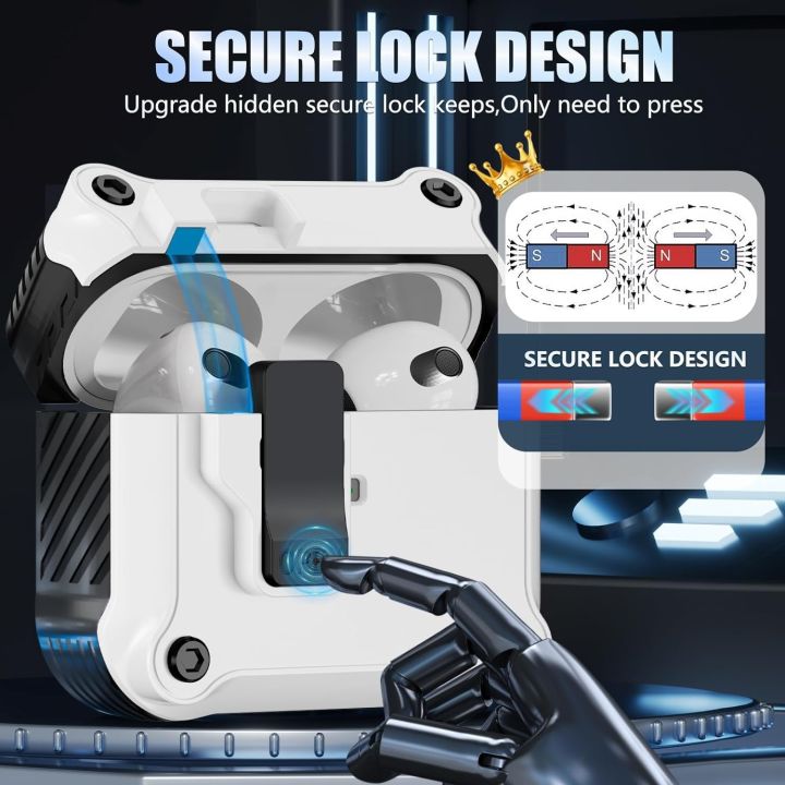 %E3%80%90support%E3%80%91%20ARMICO%20Case%20Compatible%20with%20Case%20Cover,Secure%20Lock%20Clip%20Snap%20Design%20for%203%20Charging%20Case%20-%20Image%203
