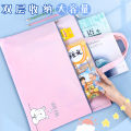Large A3 Portable Art Bag 8K Primary School Student Painting Art Bag Album Storage File Bag Storage Bag Thickened. 