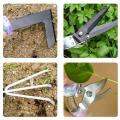 10Pcs Compact Garden Tool Set Vegetable Flower Herb Gardening Hand Tools Kit with Carrying Case. 