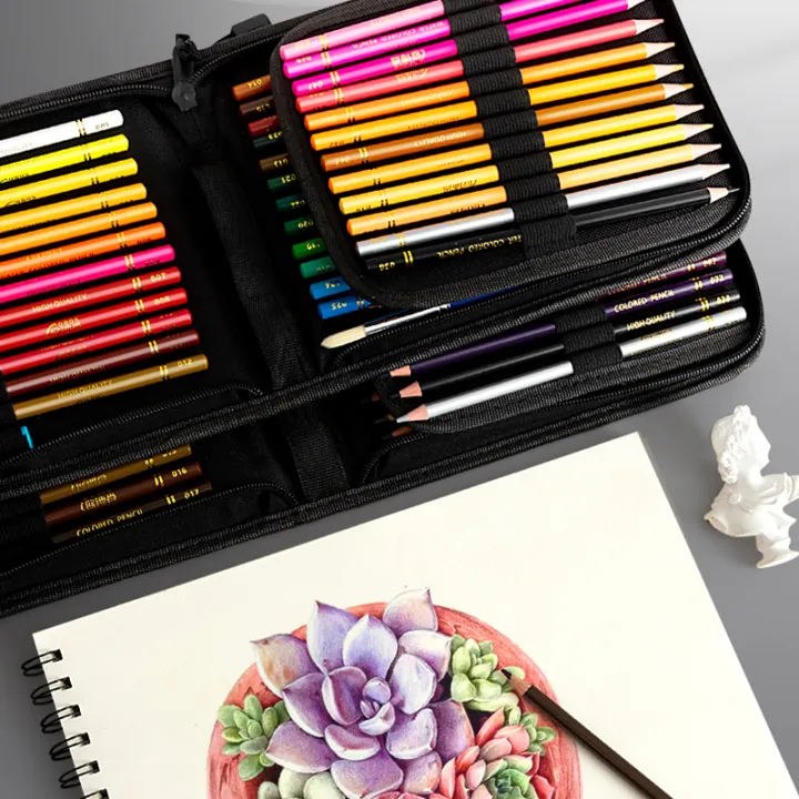 48/72/120/200%20Pcs%20Colored%20Pencils%20Set%20Watercolor%20Drawing%20Pencils%20with%20Cases%20Professional%20Drawing%20Sketching%20Art%20Supplies%20-%20Image%203