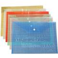 (12 pcs) Plastic Envelope File Folder, Letter A4 Size, Transparent Document Envelope with Label Bag and Snap, Transparent Filing Envelope for School / Home / Work / Office.