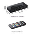 TEUCER LP-6P ARGB/PWM 3 IN 1 Controller Wireless Remote Control Fan Hub Temperature Controlled PWM ARGB Controller Hub Adapter. 