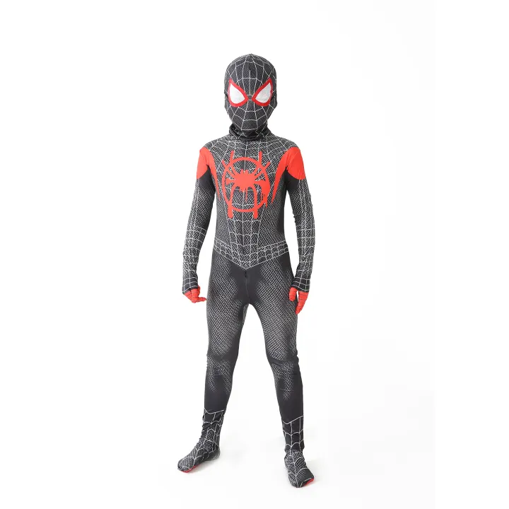 Custom%20Made11%20Kids%20Style%20Superhero%20SpidermanNew%20Miles%20Morales%20Far%20From%20Home%20Cosplay%20Costume%20Zentai%20Spiderman%20Costume%20Superhero%20B%20-%20Image%204