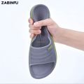 Indoor Men Slippers Summer Comfortable Non-slip Platform EVA Slippers Lightweight House Shoes Bathroom Slippers Big Size 45.