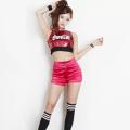 South Korean Girl's Team DancingMVHigh Waist Super Short Shorts Wrapped Stage Performance Glossy Stretch Shorts Hot Pants.