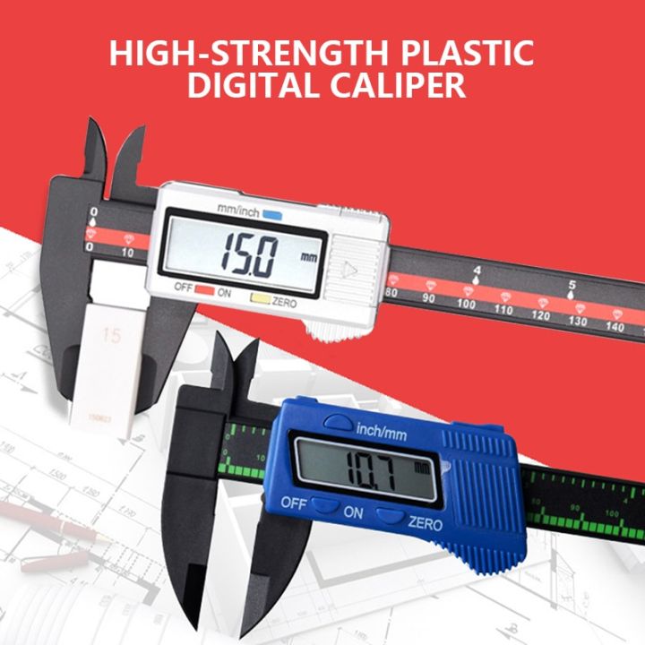 Urijk%200-150mm%20Caliper%20Measuring%20Tool%206%20Inch%20LCD%20Display%20Digital%20Vernier%20Caliper%20Measuring%20Instrument%20Plastic%20Vernier%20Caliper-A01%20%2015cm%20-%20Image%204
