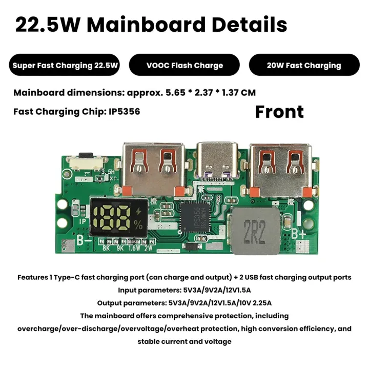 DIY%2022.5W%20Bidirectional%20Fast%20Charging%20Power%20Bank%20Case%20Kit%20-%20Image%205