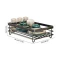 New Dish Drying Rack Kitchen Utensils Drainer Rack With Drain basket Countertop Dinnerware Organizer Kitchen Storage Rack Tools. 