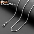 XL Stainless Steel Necklace Box Decorative Men's and Women's Korean Pendant Sweater Chain Accessories Keel Personality Chain. 