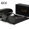 GCV Brand 2021 New Fashion Design Ultralight TR90 Square Frame Polarized Men Women Female Sunglasses Hawksbill Sports Tourism.