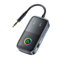 RGB Wireless Audio Adapter Bluetooth 5.4 Receiver Transmitter 3.5mm AUX for Speaker PC TV Car Audio Receiver. 