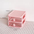 Two Layer Makeup storage box Stationery Storage Box Three Layer plastics Plastic storage organizer Drawer divided storage box. 