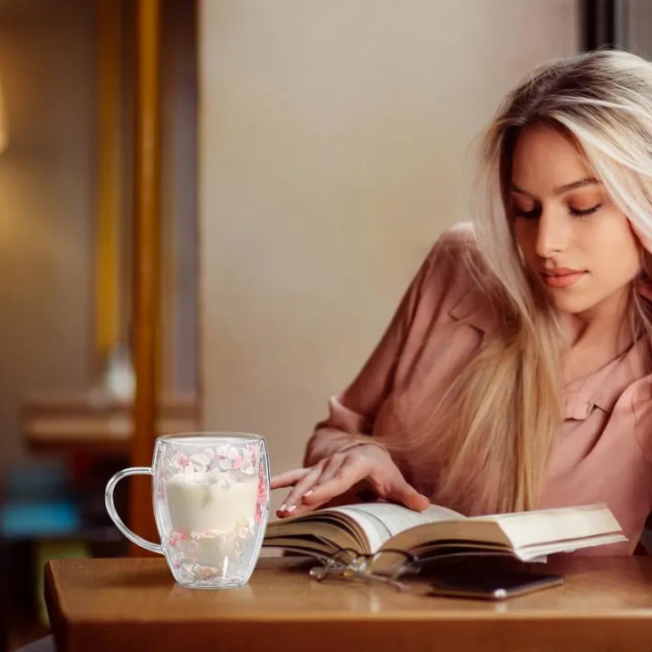 Cute%20Mugs%20Aesthetic%20Clear%20Flowers%20Double%20Insulated%20Glass%20Cup%20350ml%20Flower%20Mugs%20With%20Handle%20Heat%20Resistant%20Aesthetic%20Coffee%20Mug%20-%20Image%202