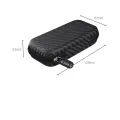 ORICO M2PH01 M.2 Hard Disk Case EVA Portable HDD Storage Protection Bag for External M.2 Hard Drive Earphone Data Line HDD Case Black. 