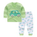 (Ship Within 24 Hour) Individual Packaging Thick Cotton Quality 0-5 Years Cotton Boys Cheap Sleepwear Suit Girls Pajamas Long Sleeve Blouse Tops + Pants 2pcs Children Clothing Autumn Baby Kids Pajamas Sets.
