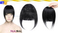 Natural Looking Fake Hair Bangs. 