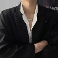 [ New ] Dice Hip Hop Necklace Male Personality Female Fashion Brand in Necklace Cold Style Street Clavicle Chain Design Simple Jewelry. 