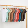 5 Piece GOTS Certified 100% Cotton Organic Cotton Kids Newborn Baby Unisex Onesies Rompers Baby Bodysuit Clothes.