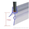 2pc Shower Door Seal Strip 6mm Water Deflector Shower screen Glass Door Water Barrier PVC Bathroom Shower Door Accessories.
