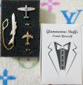 Aeroplane Tie Clip & Mini Aircraft Pin – 3-Piece Brooch Set for Men’s Suit & Shirt Accessories.