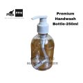 250ml Empty Refillable Plastic Handwash Pump Bottle – 5pcs PET Soap, Sanitizer & Lotion Dispenser | Ideal for Home, Office & Travel. 