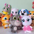 1PC 15cm Talking Tom And Friends Plush Toys Doll Kawaii Angela Hank Ginger Ben Claw Machine Dolls Can't Talk Version.