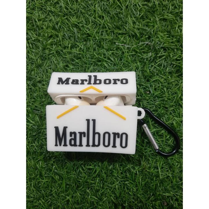 Aripods Pro Marlboro premium silicon Case With keyshain