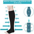 Compression Socks Calf Shaping Open Toe Knee High Stockings Compression Socks Fit For Varicose Veins Long Pressure Stockings. 