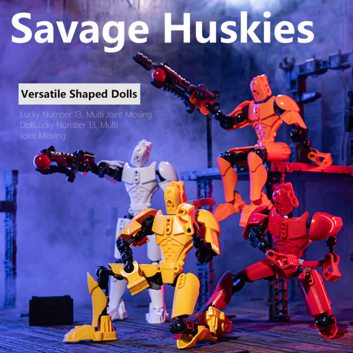 Action%20Figure%20Robot%20Lucky%2013%20Action%20Figure,3D%20Printed%20Action%20Figure,Multi-Articular%20Action%20Figures,Dummy%2013%20Action%20Figure%20-%20Image%204