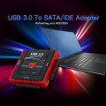 HXSJ USB 3.0 To SATA/IDE Adapter Hard Drive Converter for Universal 2.5/3.5 HDD/SSD Hard Drive Disk With Power Supply.