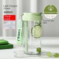 600 ML Sports Water Bottle Food Grade Tritan Material Water Cup Female Straw Cup Summer Portable Water Cup Handy Cup.